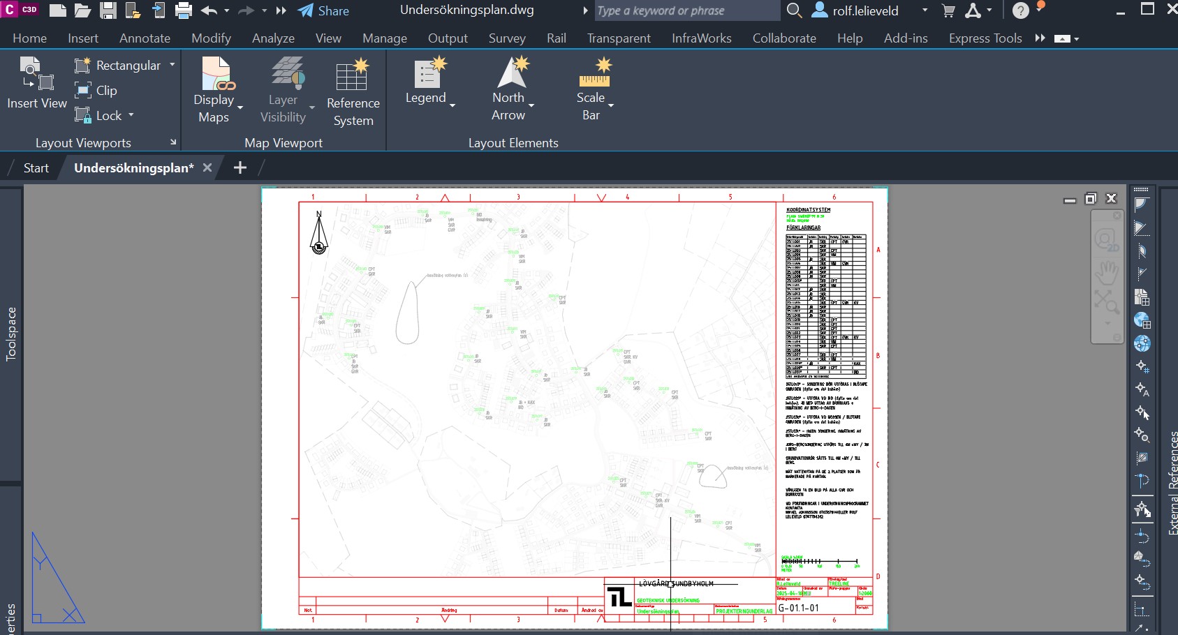 AutoCAD  Civil3d Drawing